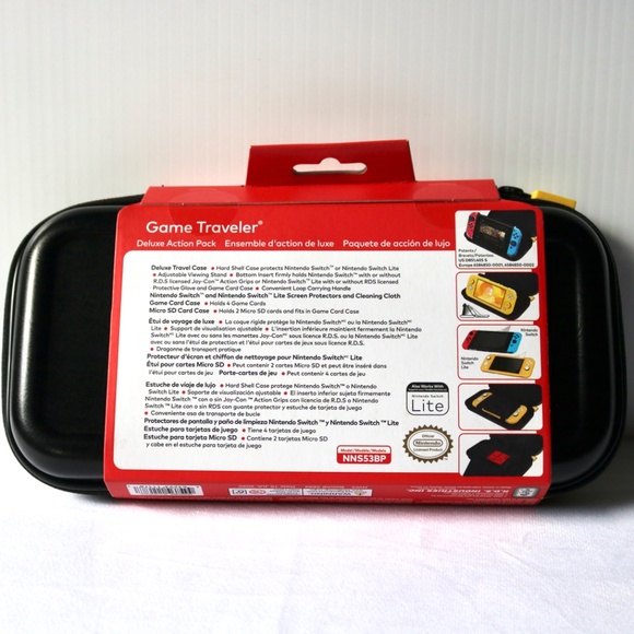 NWT SUPER MARIO Nintendo Switch Game Traveler Deluxe Action Pack Licensed - Picture 2 of 4